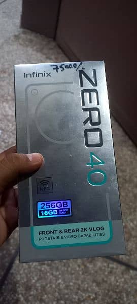 infinix zero40 box pack hai 0