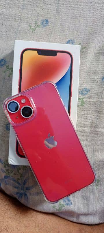 Apple Iphone 14 128gb Jv Non , Product red Brand new 10 times charged. 4