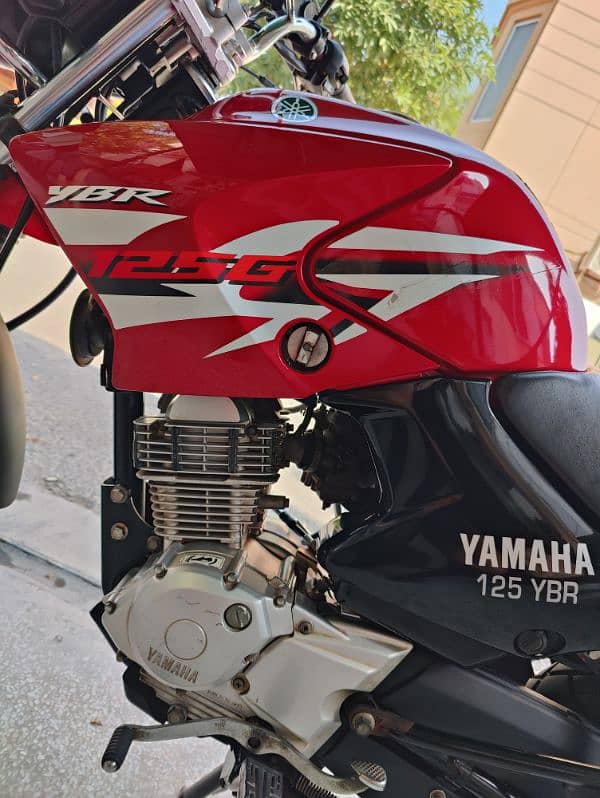 Yamaha YBR 125G Golden Number 2 Digits 7