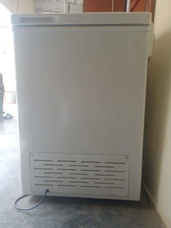 haier double door freezer and fridge 2