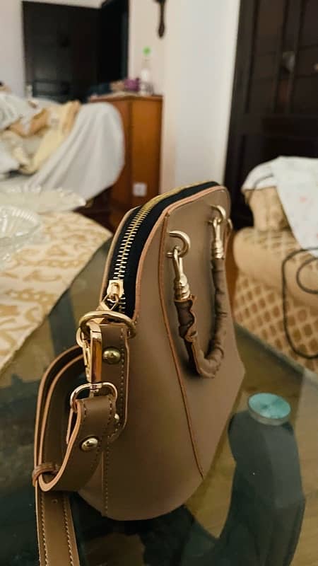 BEIGE HAND BAG 2