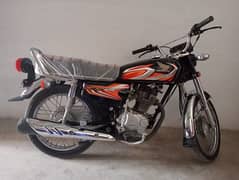 Honda CG 125 2022 Black Color in Excellent Condition