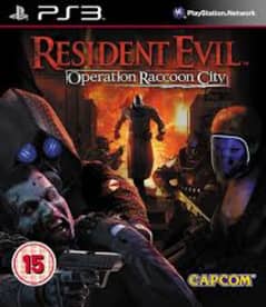 RESIDENT EVIL OPERATION RACCOON CITY FOR PS3 CD