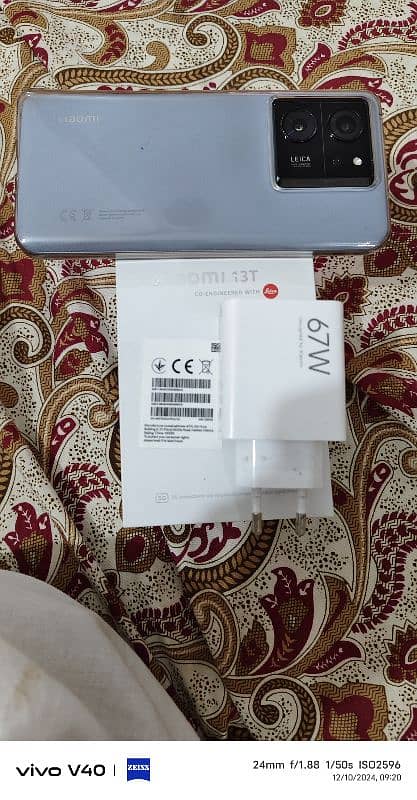 Xiaomi 13T 5g. 145hz refresh rate. 12+256gb. full box. 0