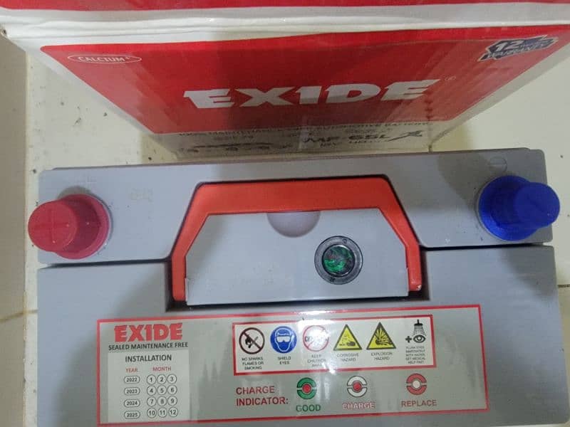 Exide  MF-65L (48Ah) Maintenance Free Dry Battery 4