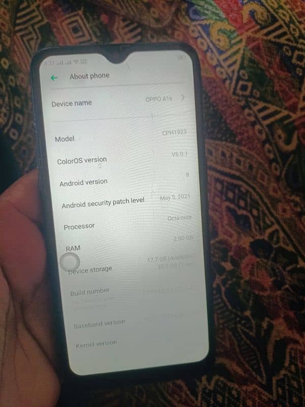 oppo a1k sell exchange all original 3