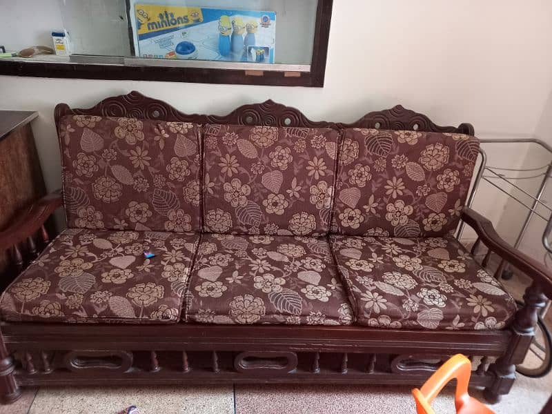 Sofa set wood  for sale 1