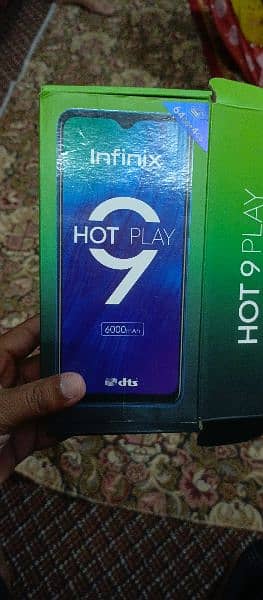 Infinix hote 9 play condition 10/8.5 ha 4/64 0