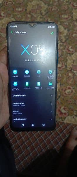 Infinix hote 9 play condition 10/8.5 ha 4/64 7