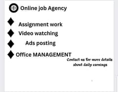 part time/online job/assignment work/data entry