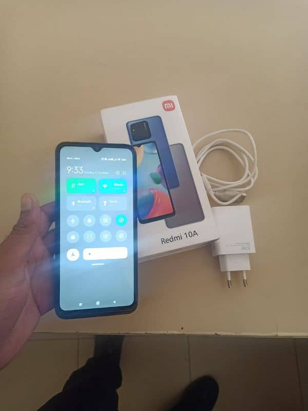 redmi 10a 4+2/128 box charger no open 2