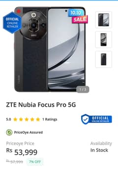 ZTE nobia Focus pro 5g 0