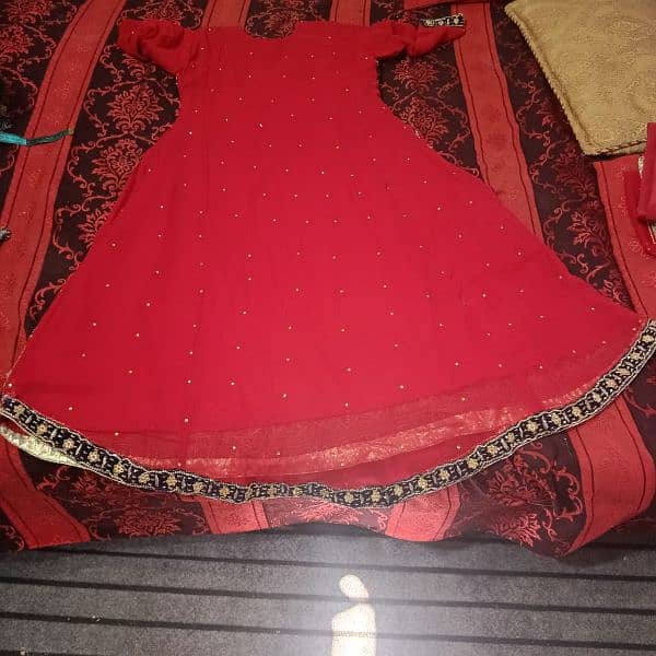 Stunning Red Bridal Maxi - Worn Only Once for Wedding 6