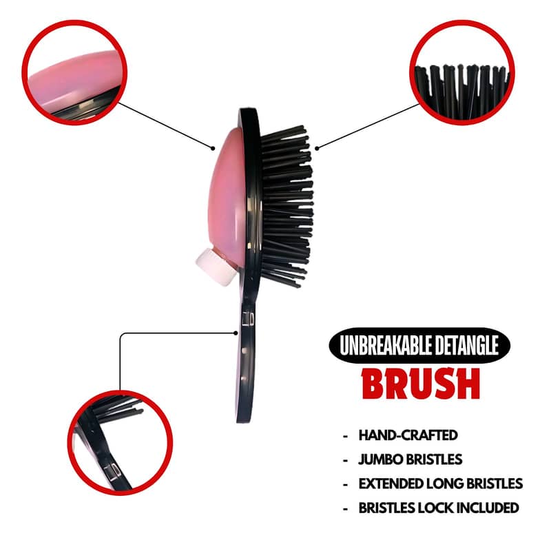 Unbreakable Detangle Brush. 0