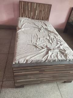 Single Partly used Bed and mattress