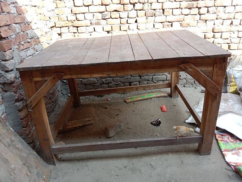 Wooden table 4×5 2