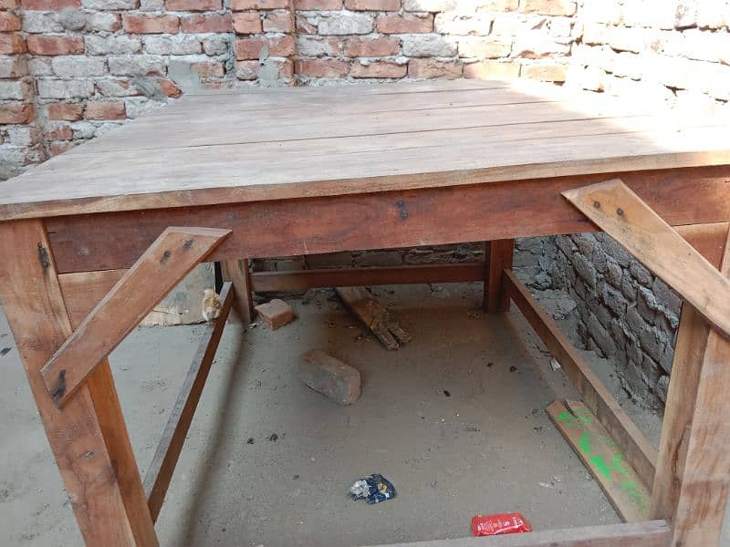 Wooden table 4×5 3