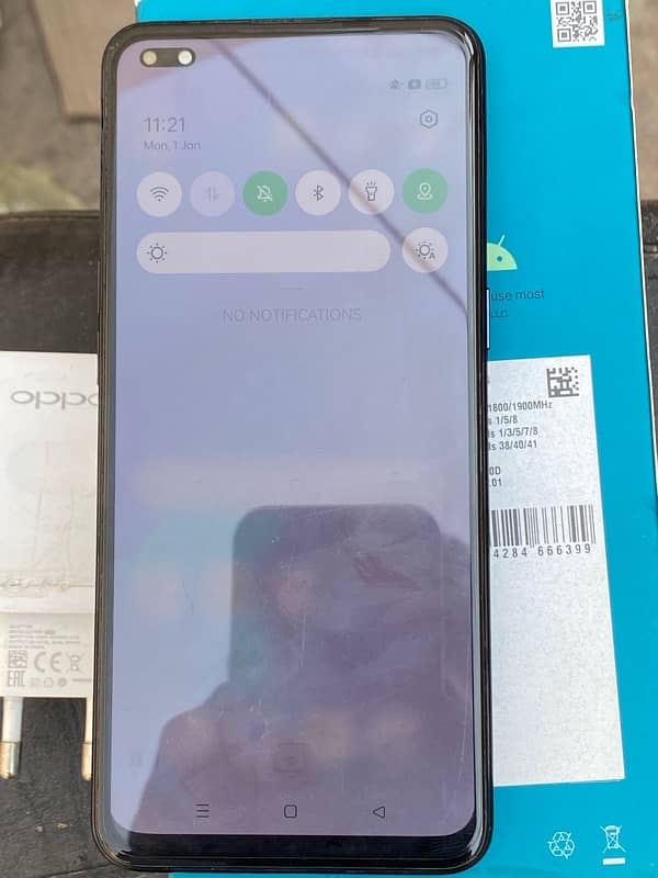 oppo reno 4    with box 5