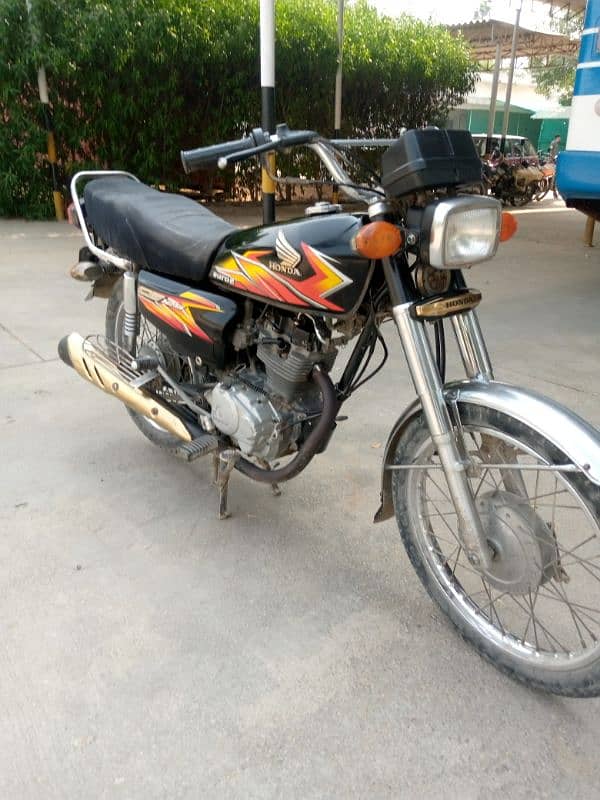 Honda Cg125 Black 8