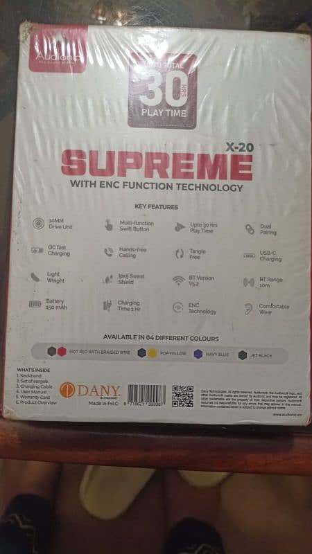 Audionic X-20 Supreme Neck Band 1