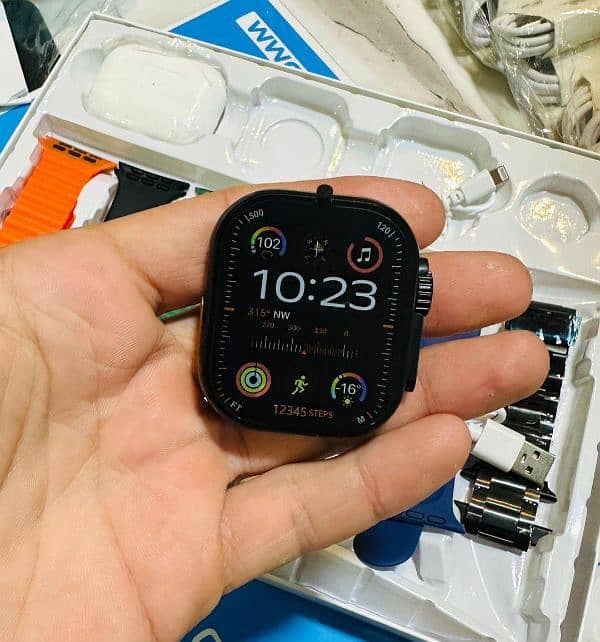 ultra 1 in 7 smart watch with airpods 8