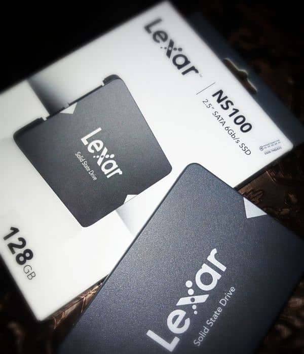 128gb Lexar SSD+ free caddy 2