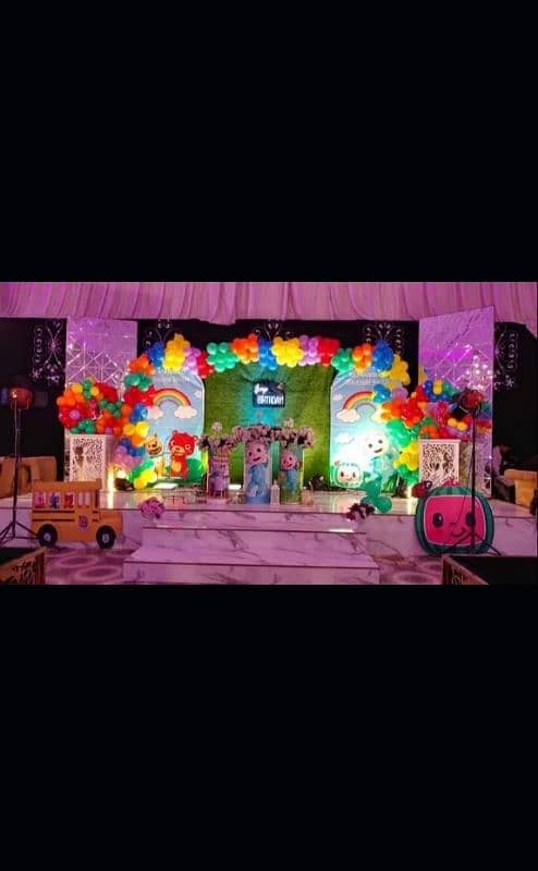 Birthday & Events Decoration Service Available All Lahore. 10