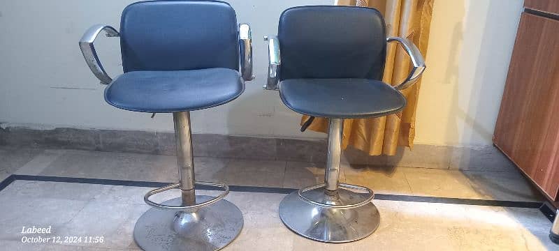 Two Revolving chairs for sale 0