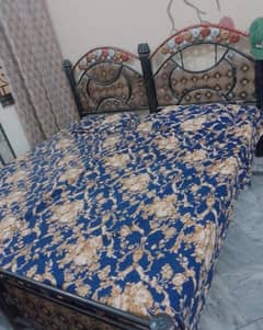 2 Single Bed Pair With Mattress For Sale