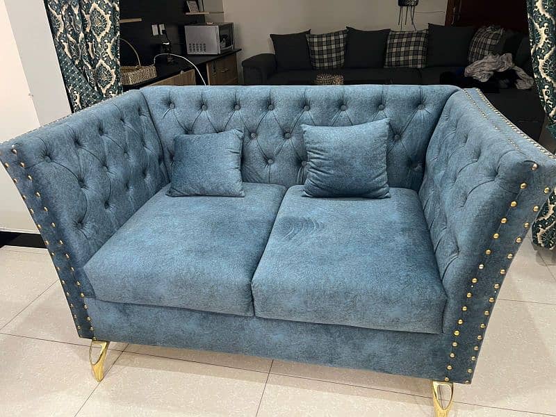 Italian styled stylist sofa used but Good Condition 2