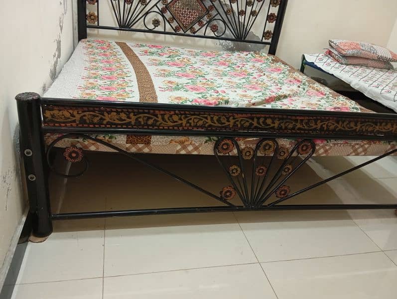 Iron bed sale condition good 1