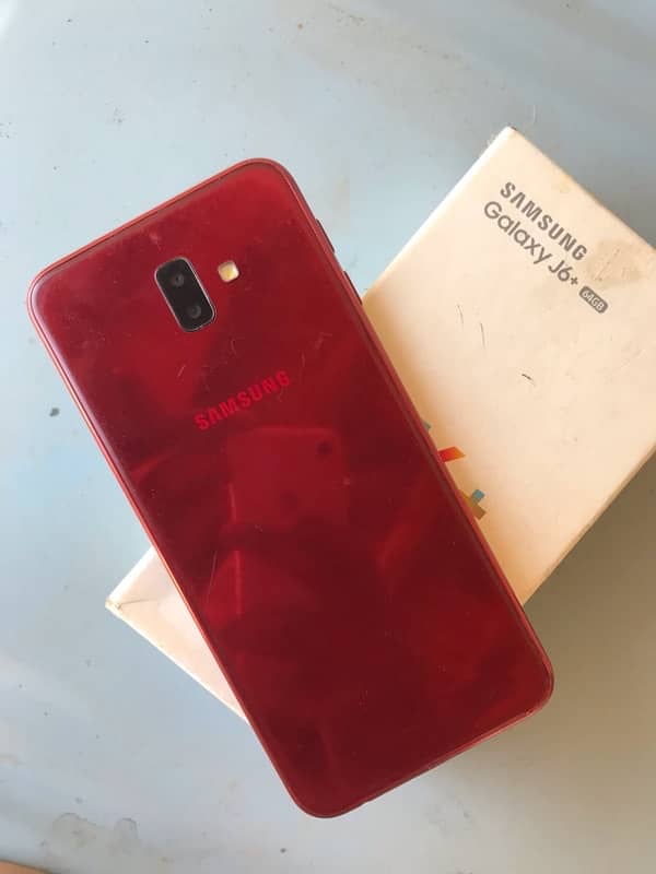 samsung j6+ 4gb 64gb with box non pta but 1 sim work 1