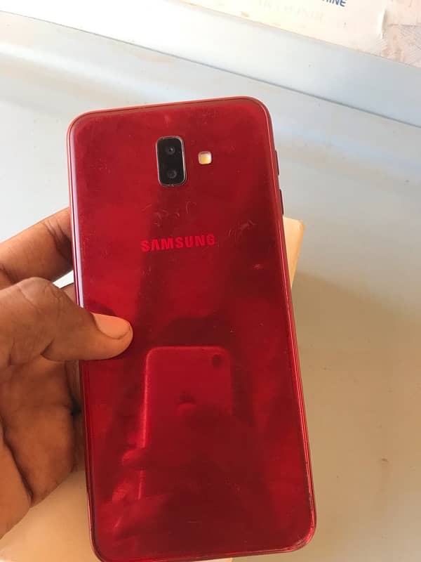 samsung j6+ 4gb 64gb with box non pta but 1 sim work 10