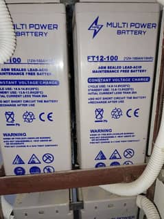 12v 100 amp four batteries