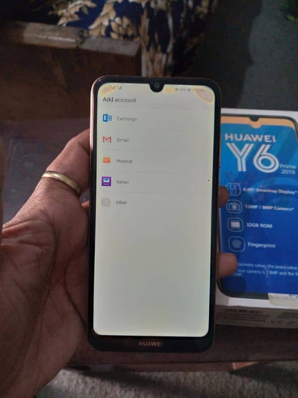 Huawei y6prime 2019 with box not open repir 2