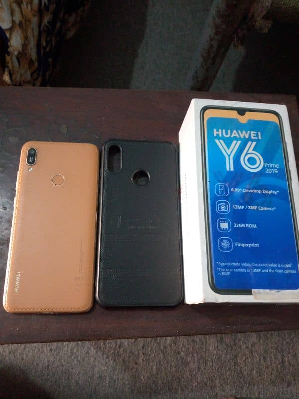 Huawei y6prime 2019 with box not open repir 3