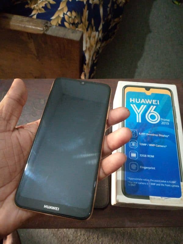 Huawei y6prime 2019 with box not open repir 4