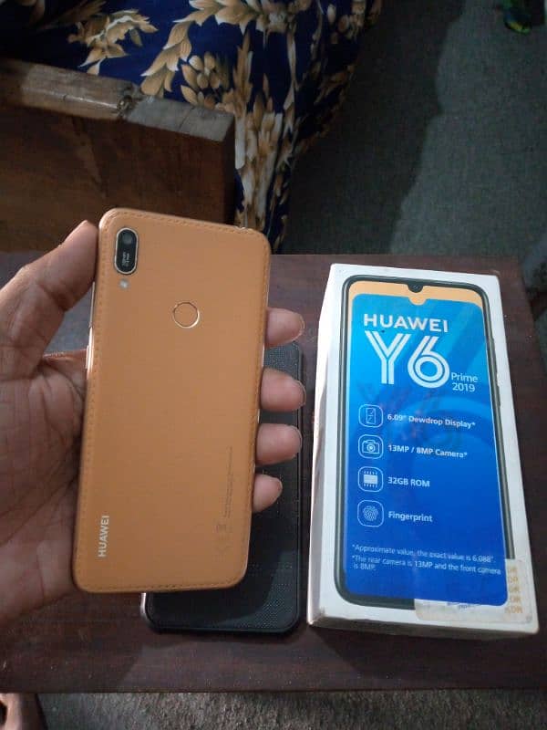 Huawei y6prime 2019 with box not open repir 5