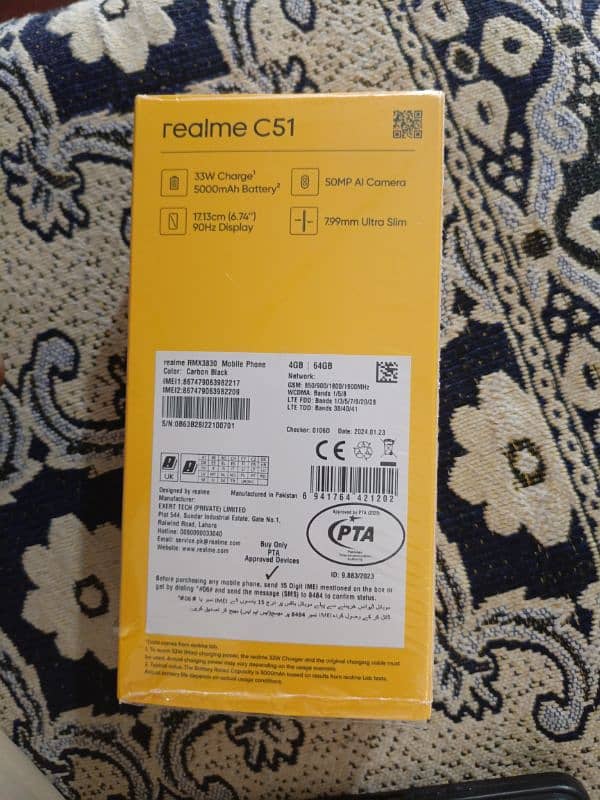 realme c51.4gb 64 gb in warranty full box 3