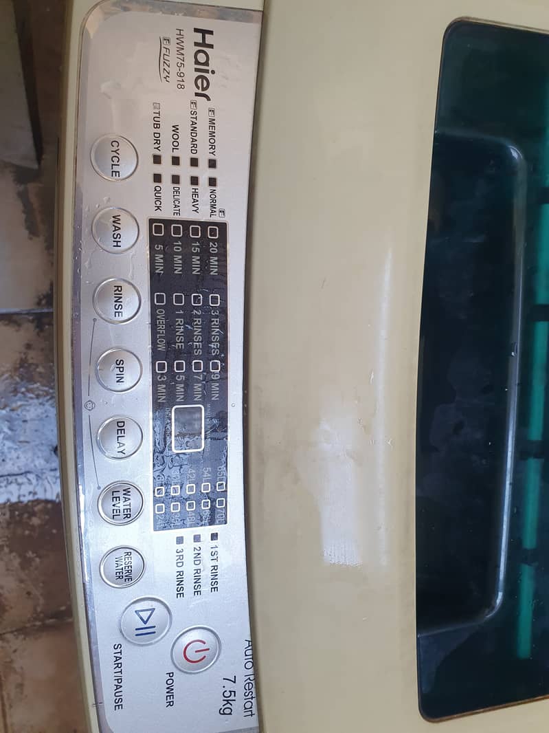 Haier Automatic Washing Machine 3