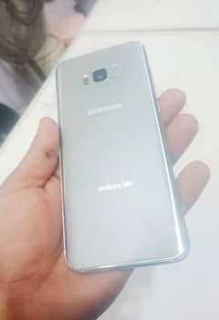 Samsung Galaxy S8+puls non PTA like pix silver shed only 1 dot baki ok