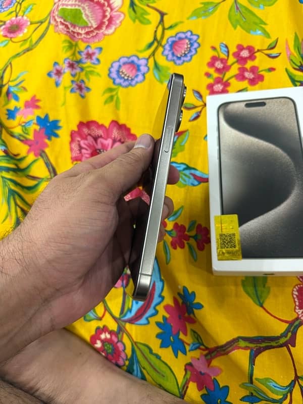 iphone 15 pro max 256gb mercantile official warranty PTA APPROVED 0