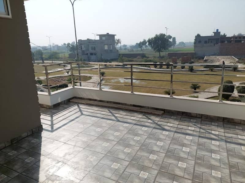 10 Marla Brand New House For Rent MODEL CITY 1 FAISALABAD VIP LOCATION Park Facing 4