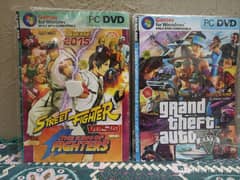 Gta Vice City & Street Fighter vs The king of fighter. PC game Cds