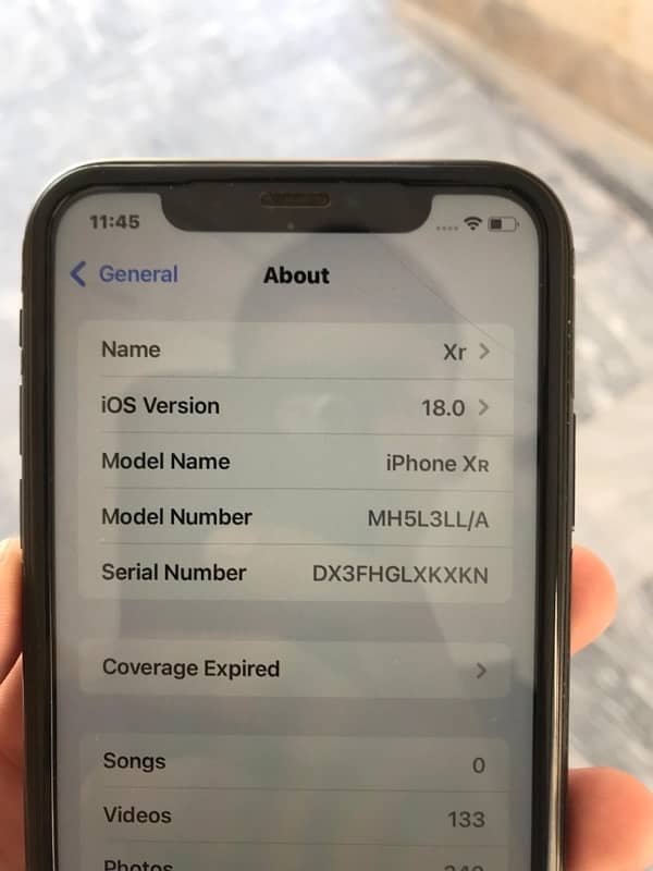 Iphone XR Water Pack Non Pta jv all orignal 64Gb Battery health 84 7