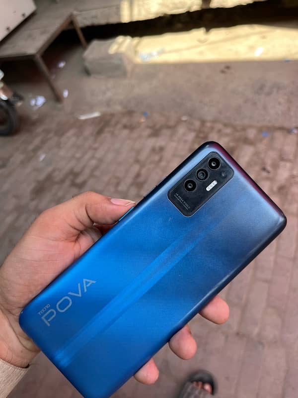 tecno pova 2 6GB 128GB dual sim pta box charger sath hai 0