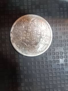 1862 indian silver coin