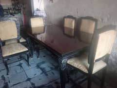 dining table with 6 chairs