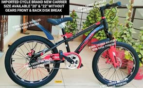 Cycle IMPORTED NEW DIFFERENTPRICE Bicycle DELIVERY ALL PAK 03427788360