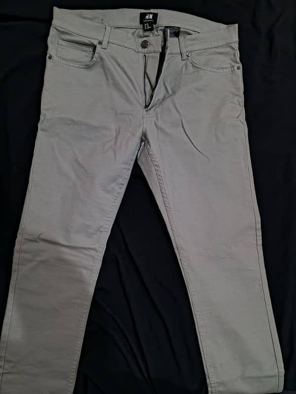 H & M Super Skinny Fit Jeans Unused light grey women 0